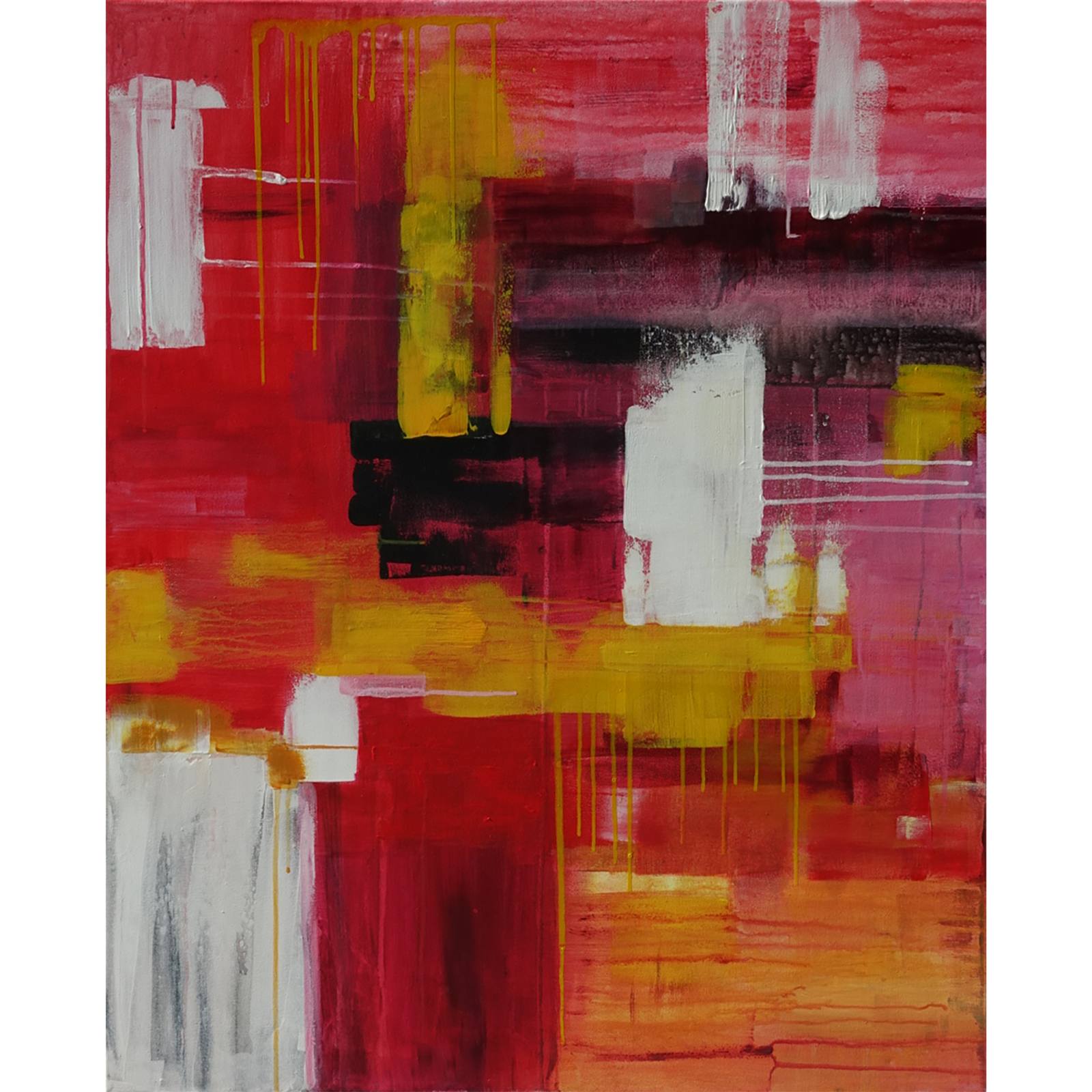 'City Abstract nr.5' 80 x 100 x 4 cm