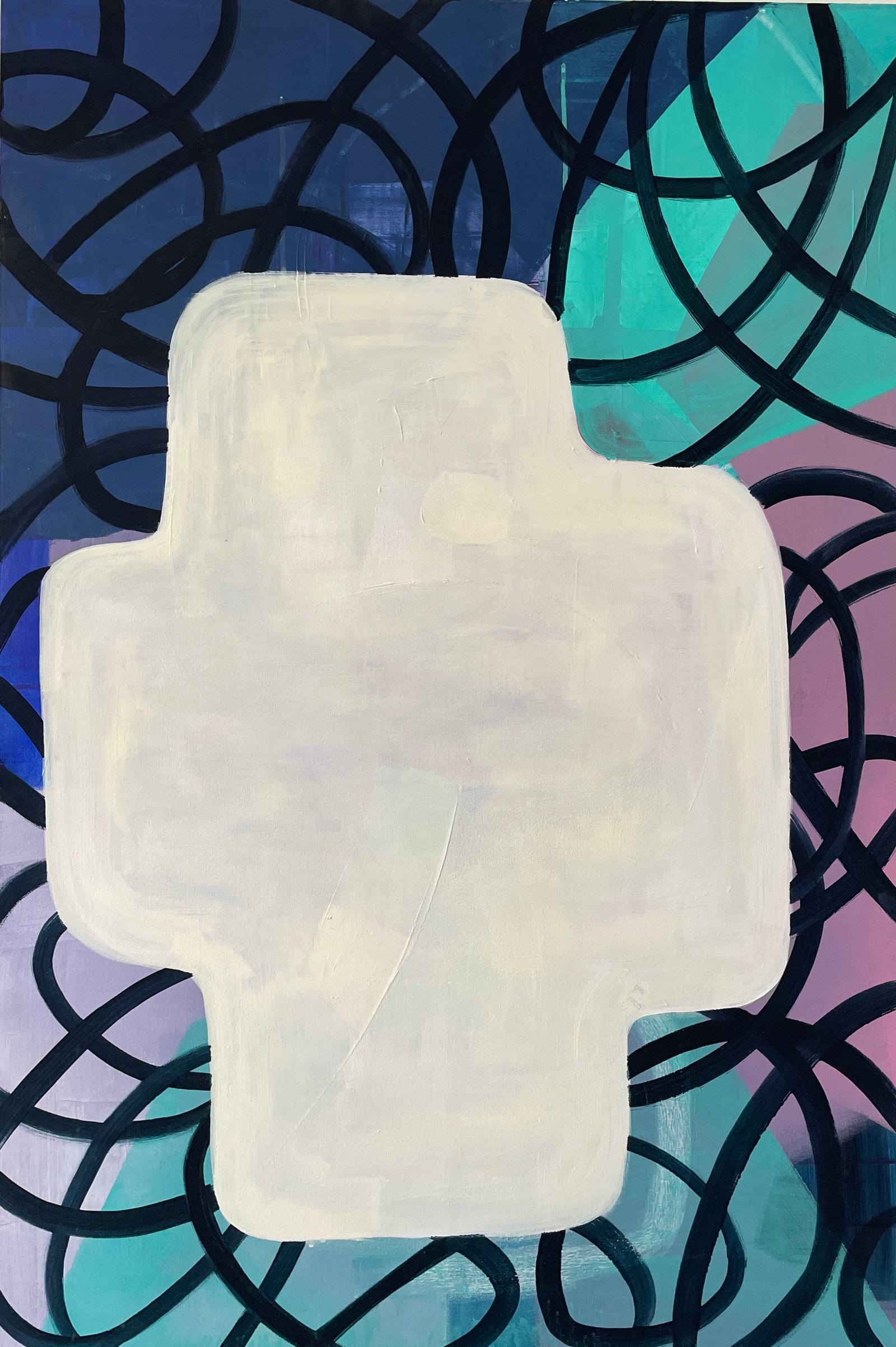 'Less Complicated' - 80 x 120 cm